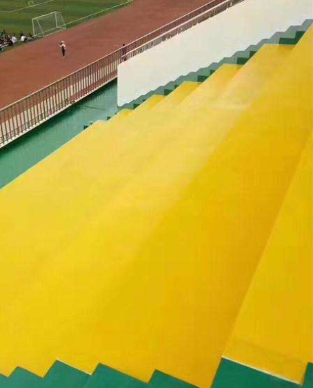泰安球场台阶翻新修补改造